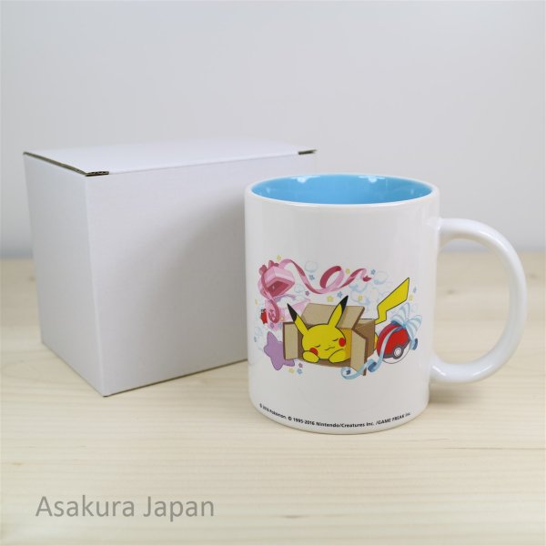 Photo1: Pokemon Center Online 2016 Campaign Pikachu Mug Blue ver. cup (1)