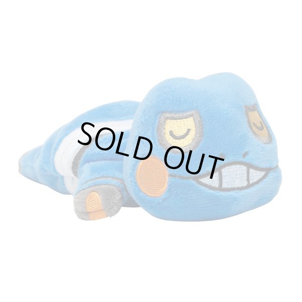 Photo1: Pokemon Center 2016 Kuttari Series Croagunk Plush Toy Sleeping Version (1)