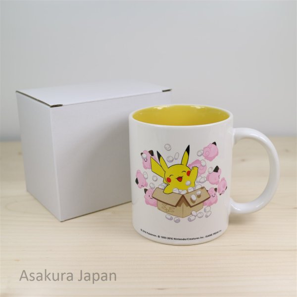 Photo1: Pokemon Center Online 2016 Campaign Pikachu Mug Yellow ver. cup (1)