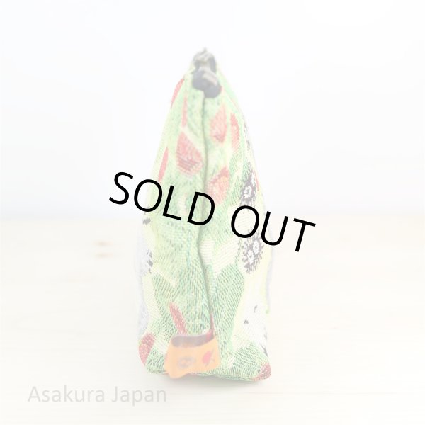 Photo2: Studio Ghibli My Neighbor Totoro Tapestry Pouch case kurosuke (2)