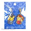 Photo1: Pokemon Center Kyoto 2016 Okuge-sama Maiko-han Pikachu Metal Charm Set (1)