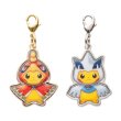 Photo1: Pokemon Center 2016 Poncho Pikachu Series Lugia and Ho-oh ver. Metal Charm Set (1)