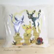 Photo1: Pokemon Center Online 2016 Mini Cushion #2 Pikachu Umbreon Espeon Zoroark Pillow (1)