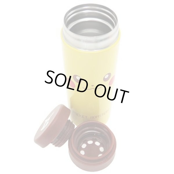 Photo2: Pokemon 2016 Pikachu Face Tail Slim Thermo stainless bottle cup (2)