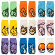 Photo3: Pokemon Center 2016 Pixel design Short Socks for Women 23 - 25 cm 1 Pair Squirtle Dot (3)