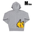 Photo1: Pokemon Center 2016 Pixel design Pikachu Dot Hoodie M size parka (1)