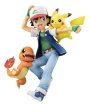 Photo1: MEGAHOUSE G.E.M. SERIES Pokemon Ash & Pikachu & Charmander PVC Figure (1)