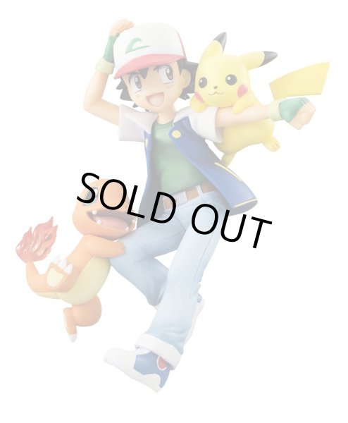 Photo1: MEGAHOUSE G.E.M. SERIES Pokemon Ash & Pikachu & Charmander PVC Figure (1)