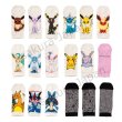 Photo3: Pokemon Center 2016 Evolutions Short Socks for Women 23 - 25cm 1 Pair Vaporeon (3)