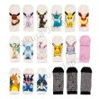 Photo3: Pokemon Center 2016 Evolutions Short Socks for Women 23 - 25cm 1 Pair Glaceon (3)