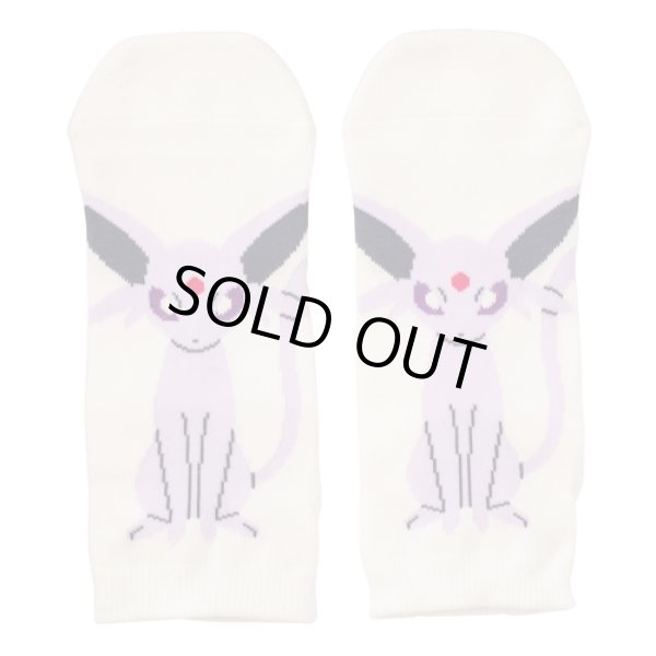 Photo1: Pokemon Center 2016 Evolutions Short Socks for Women 23 - 25cm 1 Pair Espeon (1)