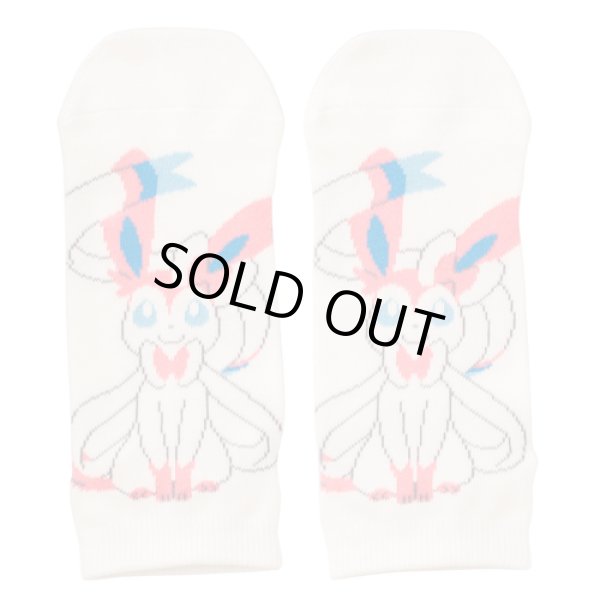 Photo1: Pokemon Center 2016 Evolutions Short Socks for Women 23 - 25cm 1 Pair Sylveon (1)