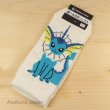 Photo2: Pokemon Center 2016 Evolutions Short Socks for Women 23 - 25cm 1 Pair Vaporeon (2)