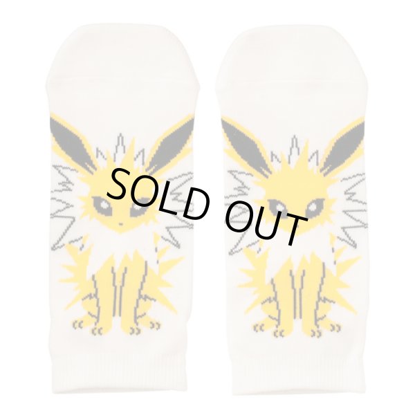 Photo1: Pokemon Center 2016 Evolutions Short Socks for Women 23 - 25cm 1 Pair Jolteon (1)