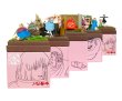 Photo5: Studio Ghibli mini Paper Craft Kit Howl's Moving Castle 32 "Howl and Sophie on the Run" (5)