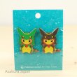 Photo2: Pokemon Center Sky Tree Town 2016 Poncho Pikachu Series Shiny Rayquaza Pin Badge set Pins (2)