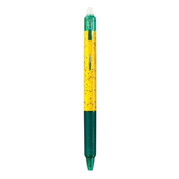 Photo1: Pokemon Center 2016 Many Pikachu Ippai Frixion Ballpoint pen Green (1)