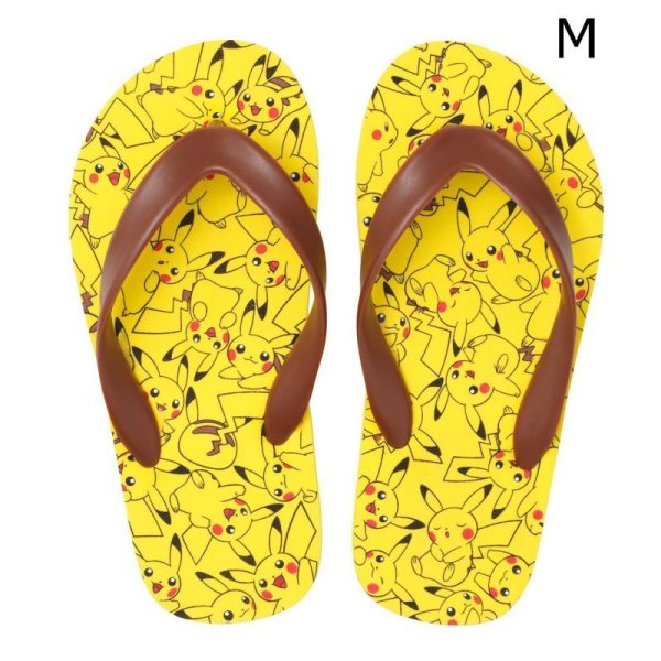 Photo1: Pokemon Center 2016 Beach sandals Pikachu ga ippai M size 24cm (1)