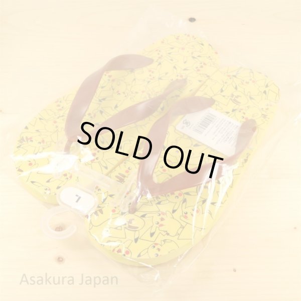 Photo2: Pokemon Center 2016 Beach sandals Pikachu ga ippai L size 26cm (2)