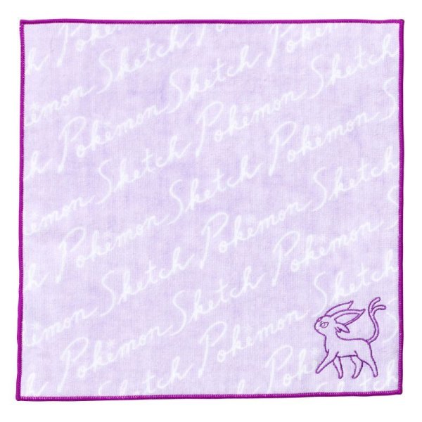 Photo1: Pokemon Center 2016 Pokemon Sketch Hand towel Espeon (1)