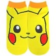 Photo1: Pokemon Socks for Women Big Face Pikachu 22 - 24 cm 1Pair (1)