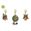 Photo1: Pokemon Center CHRISTMAS 2016 Metal Charm #4 Litten Dedenne Hoothoot set (1)