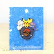 Photo1: Pokemon Center Sapporo Limited Original Logo Pins Pin Badge Alola Vulpix Pikachu Popplio (1)