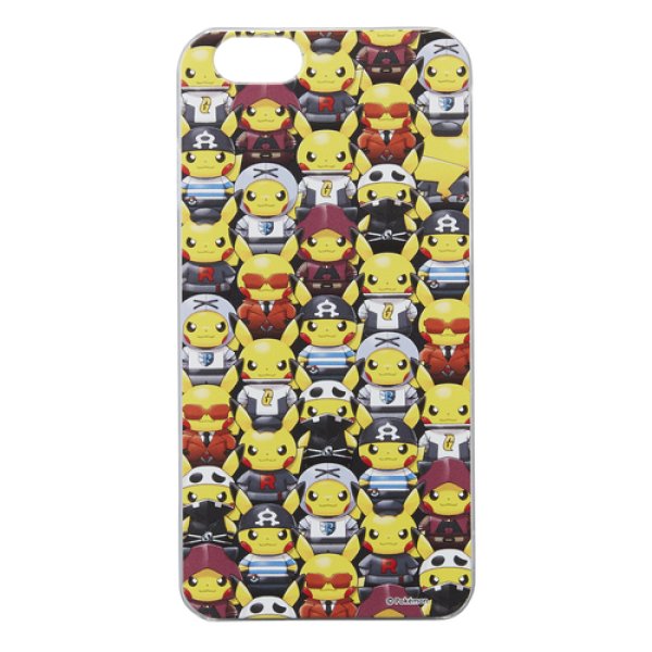 Photo1: Pokemon Center 2016 SECRET TEAMS iPhone 6 6s Hard Case Skull Pikachu (1)