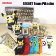 Photo2: Pokemon Center 2016 SECRET TEAMS Short Socks for Women 23 - 25cm 1 Pair Aqua Pikachu (2)