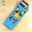 Photo1: Pokemon Center 2016 SECRET TEAMS Short Socks for Women 23 - 25cm 1 Pair Aqua Pikachu (1)