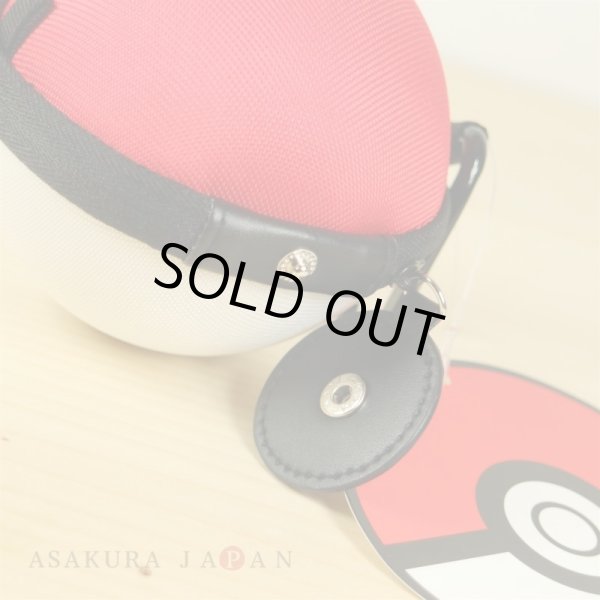 Photo5: Pokemon Center 2017 Monster Ball Hard Pouch case with carabiner key holder (5)