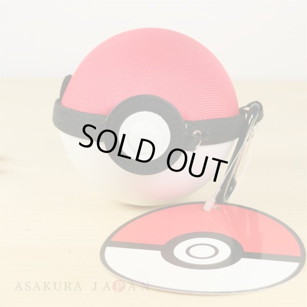 Photo3: Pokemon Center 2017 Monster Ball Hard Pouch case with carabiner key holder (3)