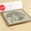 Photo3: Pokemon 2016 Kiri-e art Tatami Coaster Eevee (3)