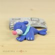 Photo1: Pokemon Good Night Friends Sun & Moon Popplio Sleeping Figure Takara Tomy (1)