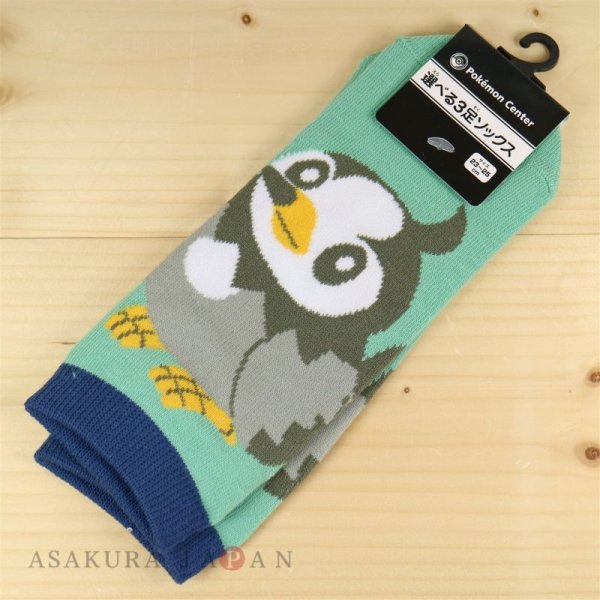 Photo1: Pokemon Center 2016 MOKUROH’S GARDEN Starly Socks for Women 23 - 25 cm 1 Pair (1)