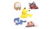 Photo3: Pokemon Good Night Friends Sun & Moon Popplio Sleeping Figure Takara Tomy (3)