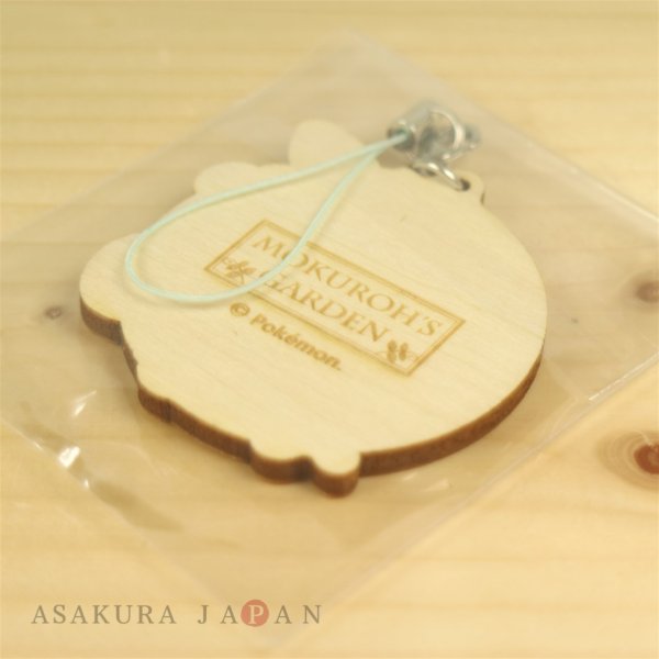 Photo2: Pokemon Center 2016 Rowlet MOKUROH’S GARDEN Wood Charm Strap Starly (2)