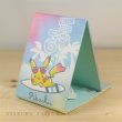 Photo4: POKEMON LOVE IT'S DEMO Folding stand Hand mirror Pikachu (4)