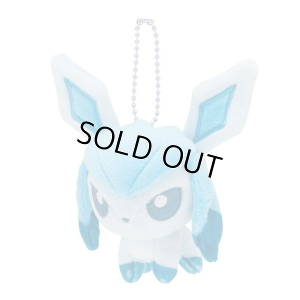 Photo1: Pokemon Center 2017 POKEMON DOLLS Plush Mascot Key Chain Glaceon (1)