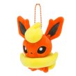 Photo1: Pokemon Center 2017 POKEMON DOLLS Plush Mascot Key Chain Flareon (1)