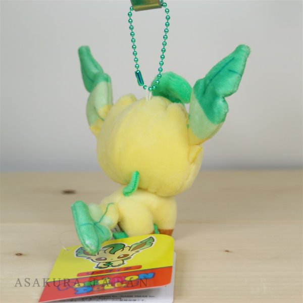 Photo3: Pokemon Center 2017 POKEMON DOLLS Plush Mascot Key Chain Leafeon (3)