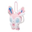 Photo1: Pokemon Center 2017 POKEMON DOLLS Plush Mascot Key Chain Sylveon (1)