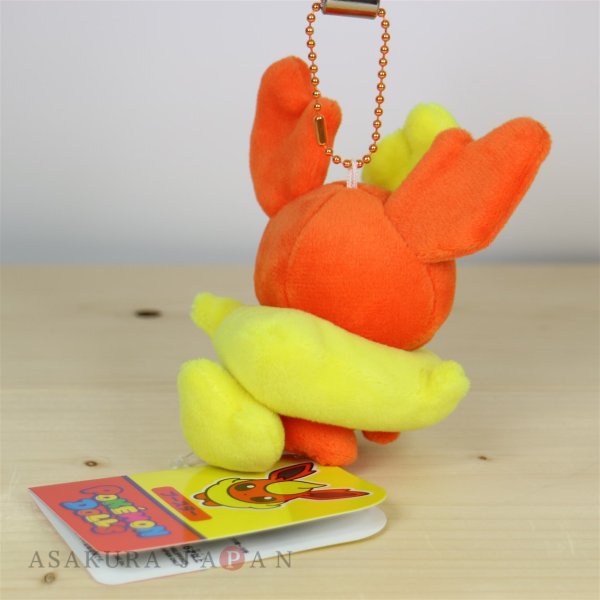 Photo3: Pokemon Center 2017 POKEMON DOLLS Plush Mascot Key Chain Flareon (3)