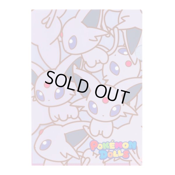 Photo1: Pokemon Center 2017 POKEMON DOLLS A4 Size Clear File Folder Espeon (1)