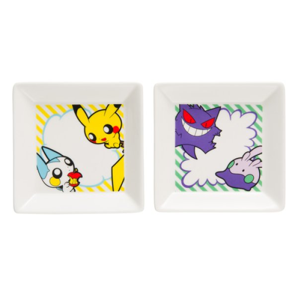 Photo1: Pokemon Center 2017 POKEMON POP Small Plate Set of 2 (1)