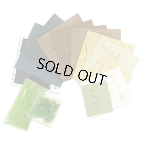 Photo3: Studio Ghibli mini Paper Craft Kit Princess Mononoke 43 "Forest of Shishigami" (3)