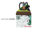 Photo1: Studio Ghibli mini Paper Craft Kit Princess Mononoke 41 "Ashitaka and Demon" (1)