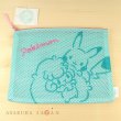 Photo2: POKEMON LOVE ITS' DEMO Mesh Pouch Case Small Grass Pokemon (2)