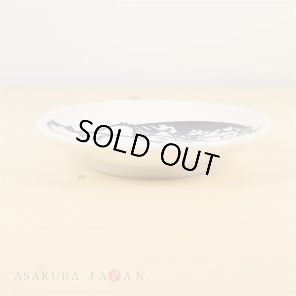 Photo3: Pokemon 2017 Kiri-e art Small plate Snorlax (3)