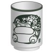 Photo1: Pokemon 2017 Kiri-e art YUNOMI Snorlax Japanese Tea cup (1)